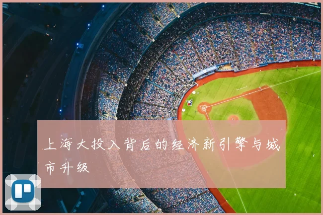 上海大投入背后的经济新引擎与城市升级